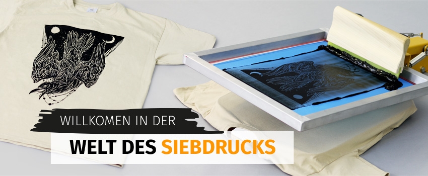 Willkommen in der Welt des Siebdrucks - Direkt starten mit Sets