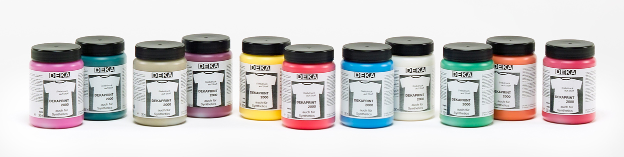 DEKAPRINT 2000 - Wasserbasierte Siebdruckfarbe für helle und mittelfarbige Textilien