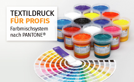 Mixing System für PANTONE Farben - Farbmanagement für Siebdruck-Profis