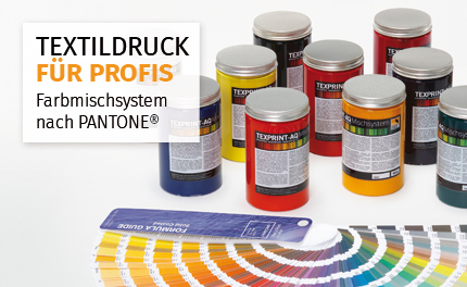 Wasserbasiertes Mischsystem für PANTONE Farben - Farbmanagement für Siebdruck-Profis