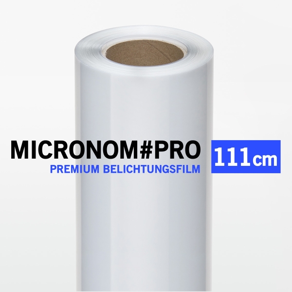 30m Rolle MICRONOM PRO Siebdruck-Belichtungsfilm 111cm breit