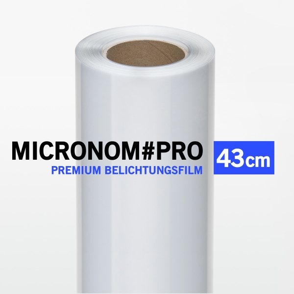 30m Rolle MICRONOM PRO Siebdruck-Belichtungsfilm 43cm breit
