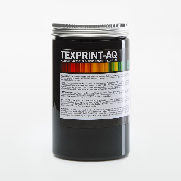 TEXPRINT-AQ deckende Farbe auf Wasserbasis für CMYK-Druck [Schwarz]
