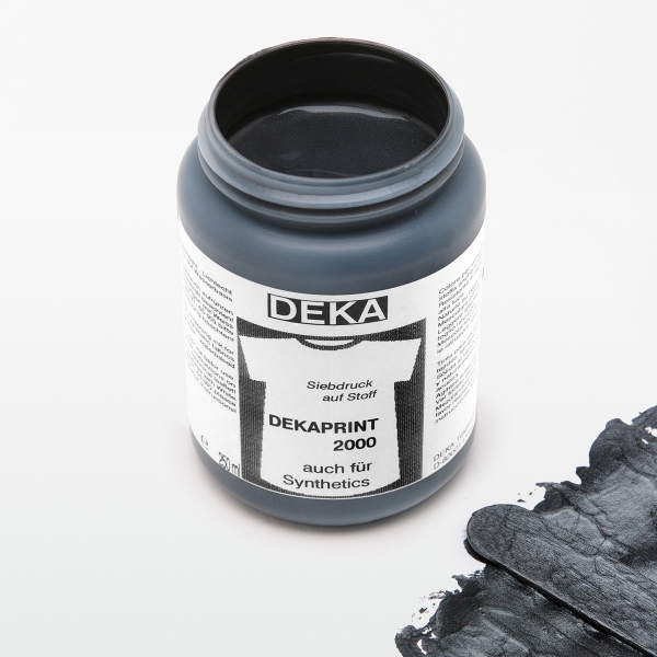 DEKAPRINT Siebdruckfarbe METALLIC SCHWARZ