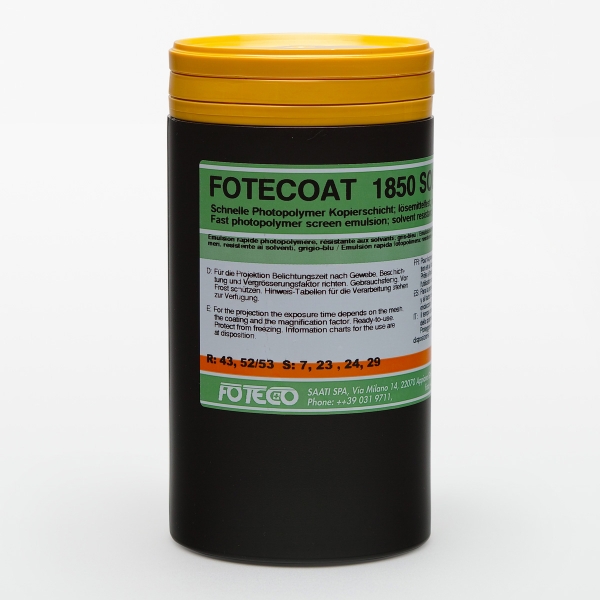 Fotoemulsion Fotecoat 1850 SOLO (One-Pot/Plastisol)