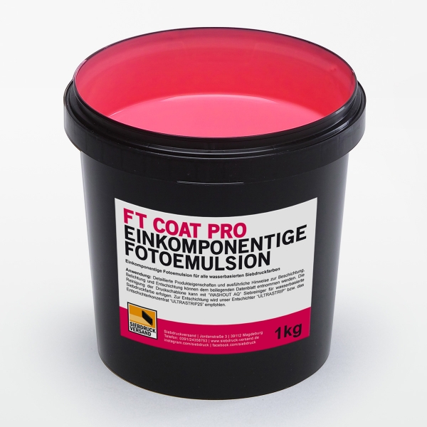 FT COAT PRO Emulsion für Textilien (One-Pot/Wasserfest)