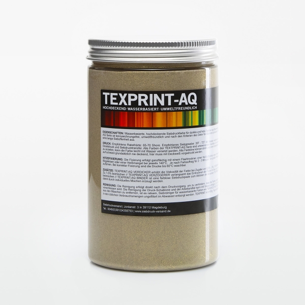 TEXPRINT-AQ Effektfarbe [GLITTER-GOLD]