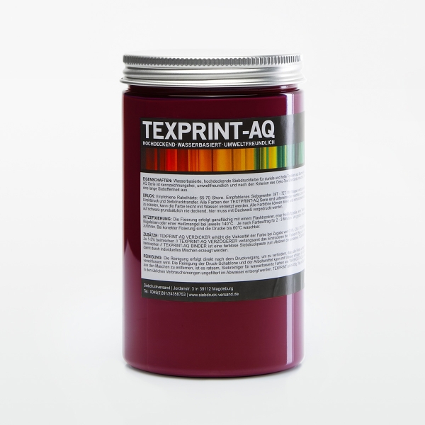 TEXPRINT-AQ deckende Farbe auf Wasserbasis [KARMINROT]