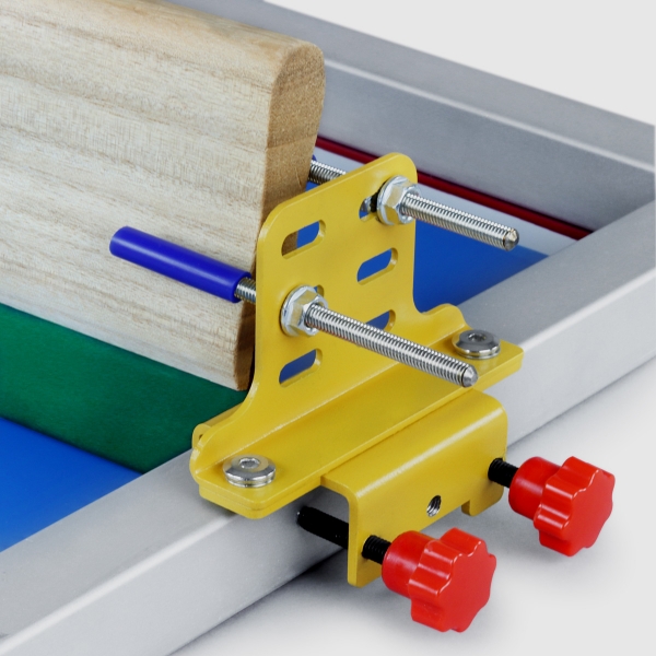 Hilfsmittel: Praktische Rahmenhalterung für alle Rakel- - Siebdruckversand  - Der Online-Shop für Siebdruckzubehör, Farben und Maschinen