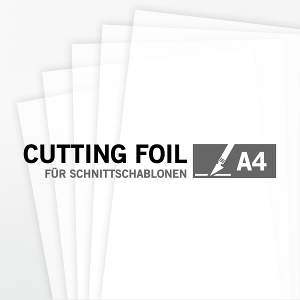 A4 Cutting Foil für Schnittschablonen - Abpackung