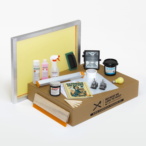 A3+ Siebdruck Set für Papier / Karton / Leinwand