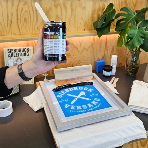 TEXPRINT-AQ deckende Farbe auf Wasserbasis [SCHWARZ]