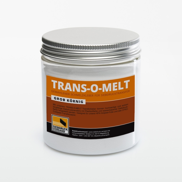 TRANS-O-MELT Schmelzkleber für Siebdrucktransfer (Pulver)