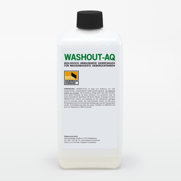 WASHOUT-AQ Siebreiniger für wasserbasierte Farbe