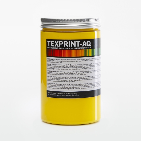 TEXPRINT-AQ deckende Farbe auf Wasserbasis [ZITRONENGELB]