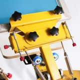 6x6 Siebdruckkarussell für Textildruck mit Feinjustierung