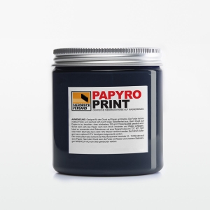 PapyroPrint Siebdruckfarbe für Papier und Karton BLAU-GRAU