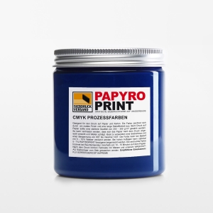 PapyroPrint Siebdruckfarbe für Papier und Karton CMYK - CYAN