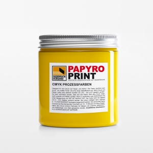 PapyroPrint Siebdruckfarbe für Papier und Karton CMYK - GELB