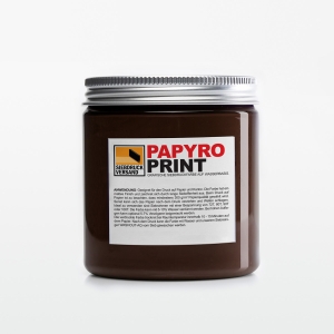 PapyroPrint Siebdruckfarbe für Papier und Karton DUNKELBRAUN