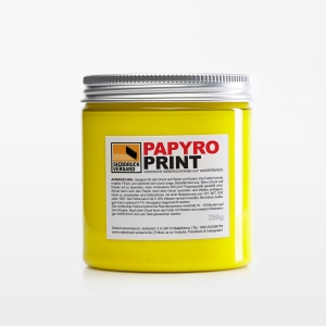 PapyroPrint Siebdruckfarbe für Papier und Karton HELLGELB