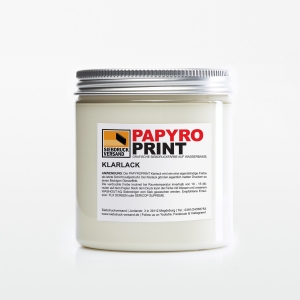 PapyroPrint Siebdruckfarbe für Papier und Karton KLARLACK