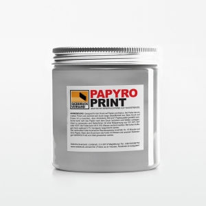 PapyroPrint Siebdruckfarbe für Papier und Karton SILBER